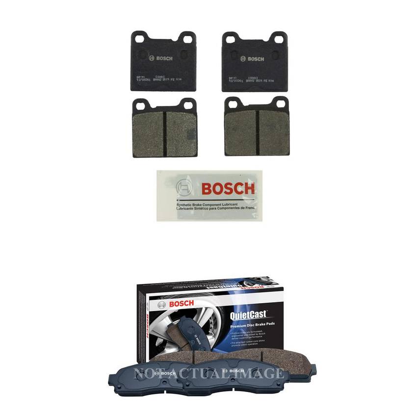 Mercedes-Benz Disc Brake Pad Set Kit – Front and Rear (Semi-Metallic) 0014200820