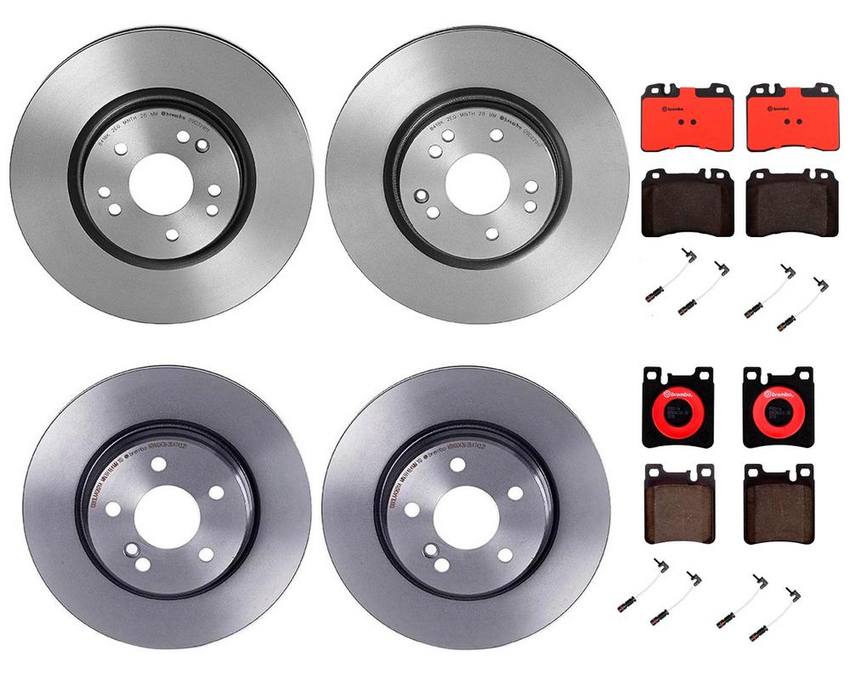 Brembo Brake Pads and Rotors Kit – Front and Rear (320mm/300mm) (Ceramic)