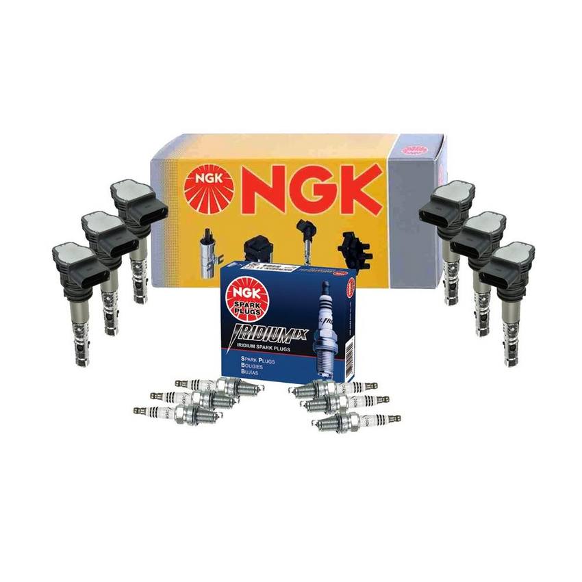 Audi Ignition Coil Kit (Iridium IX) (Gap 0.032)  – NGK