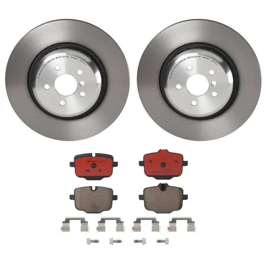 BMW Brembo Brake Kit – Pads and Rotors Rear (370mm) (Ceramic) 34216870552 – Brembo 4196742KIT