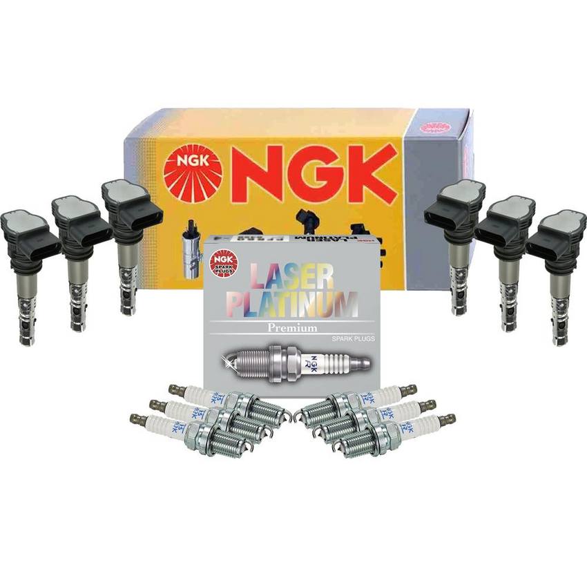 Audi Ignition Coil Kit (Laser Platinum) – 101000063AA – NGK