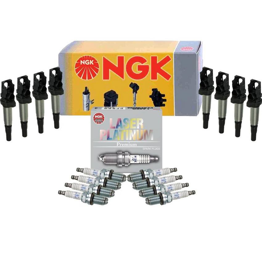 BMW Ignition Coil Kit – (Laser Platinum) 12138647689 – NGK