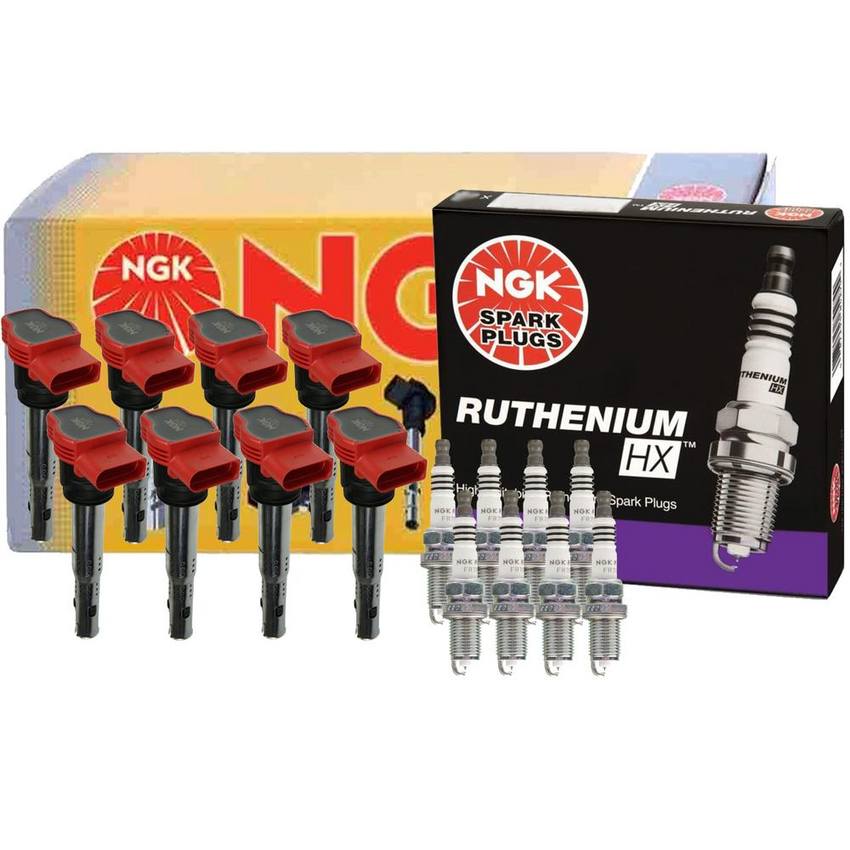 Audi Ignition Coil Kit (Ruthenium HX)  – NGK