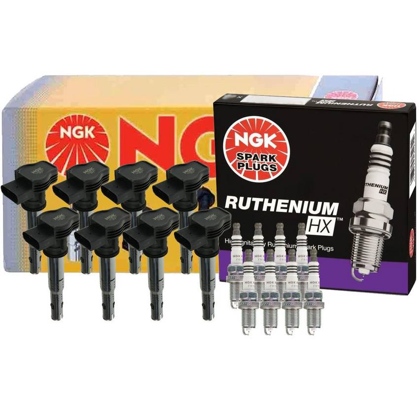 Audi Ignition Coil Kit (Ruthenium HX)  – NGK