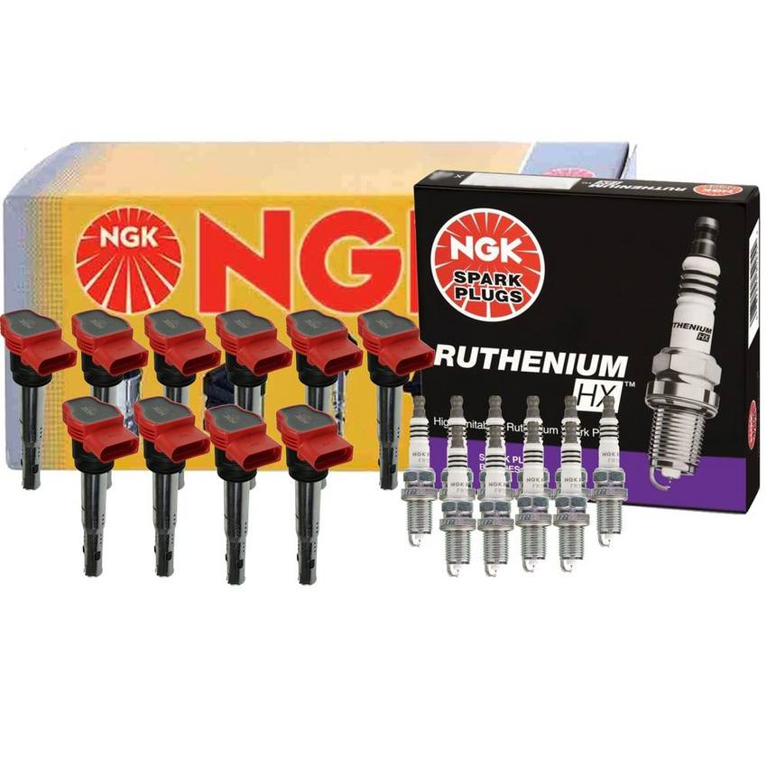 Audi Ignition Coil Kit (Ruthenium HX)  – NGK