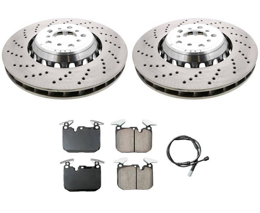 BMW Brake Pad and Rotor Kit – Front (400mm) (Ceramic) 34118072017