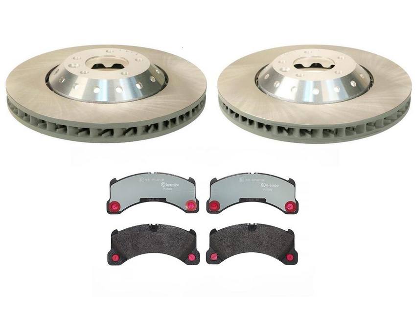 Porsche Brake Pad and Rotor Kit – Front (390mm) (Low-Met) 95835140350