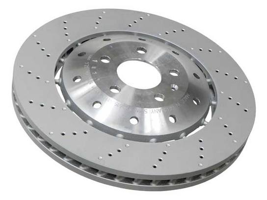 Audi Disc Brake Rotor – Front (365mm) (Cross-Drilled)