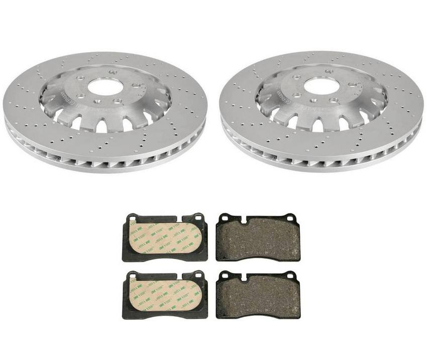 Audi Brake Pad and Rotor Kit – Front (370mm) 8J0615301K