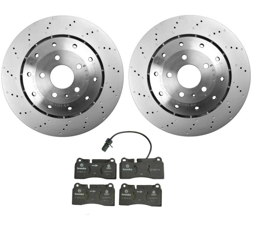 Audi Brake Pad and Rotor Kit – Rear (356mm) 420615601F