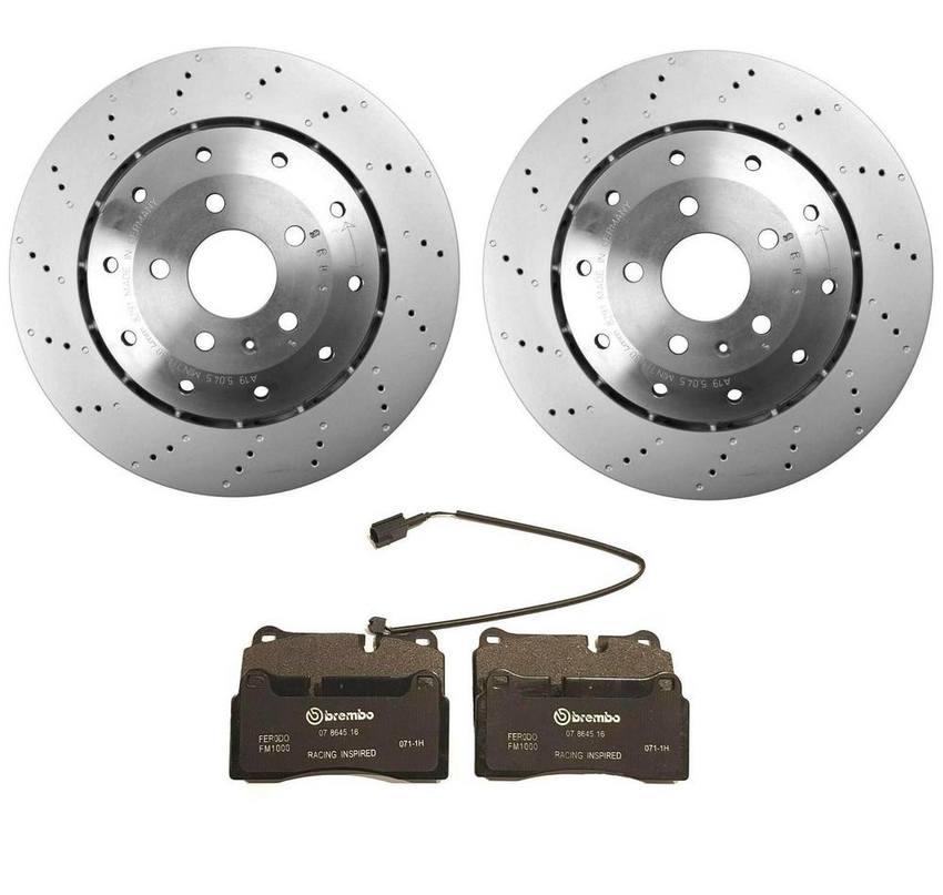 Audi Disc Brake Pad and Rotor Kit – Rear (356mm) 420615601F