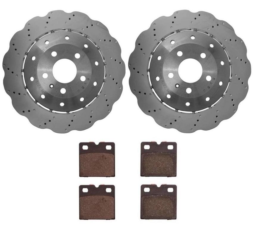 Audi Brake Pad and Rotor Kit – Rear (356mm) 4S0615601B