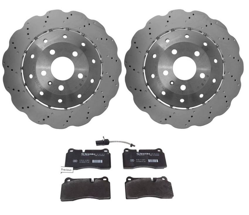 Audi Brake Pad and Rotor Kit – Rear (356mm) 4S0615601B