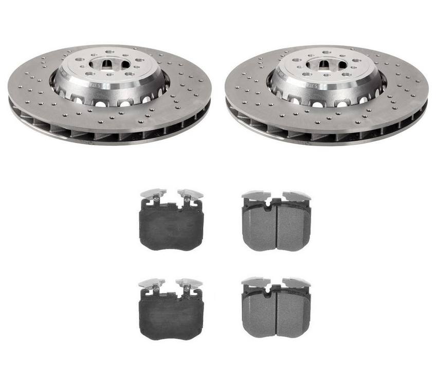 BMW Disc Brake Pad and Rotor Kit – Front (395mm) 34118054825