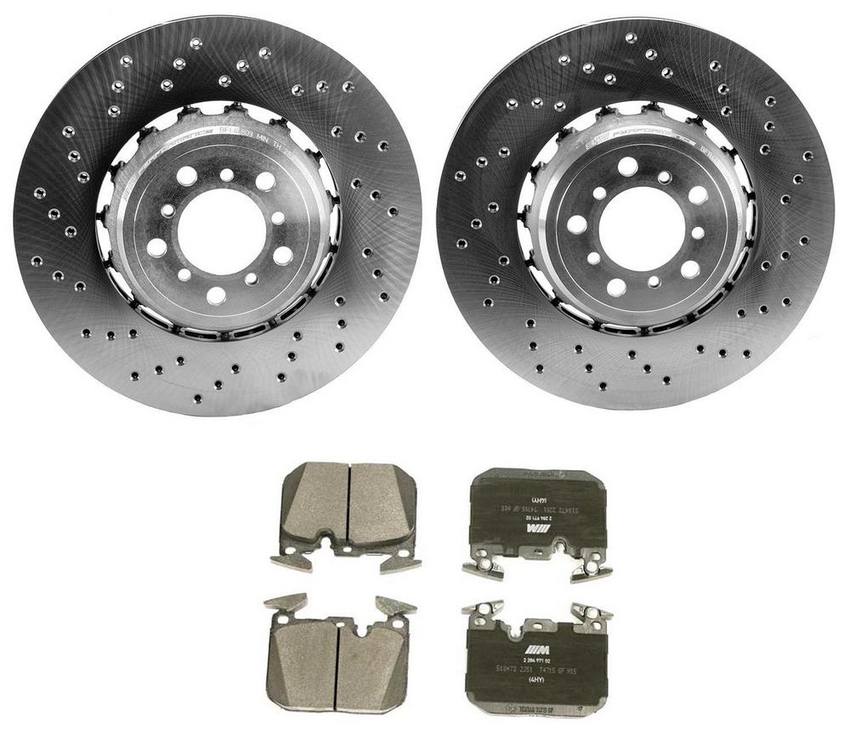 BMW Brake Pad and Rotor Kit – Front (380mm) 34112284809