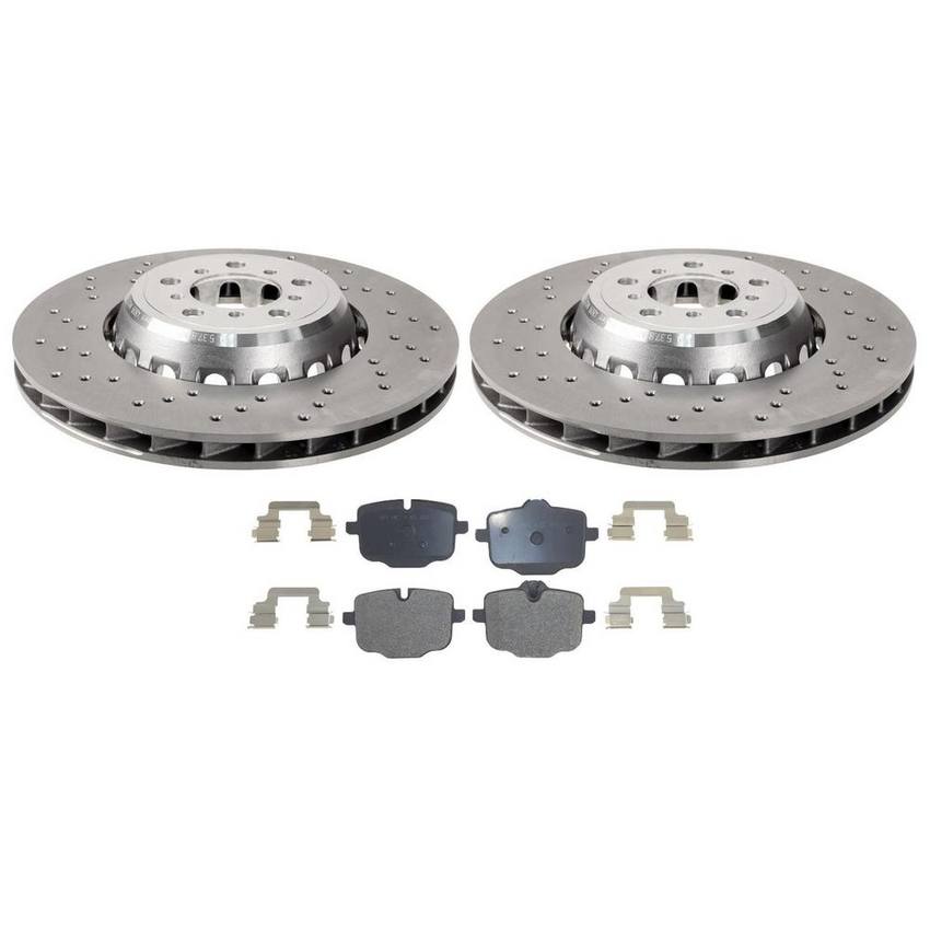 BMW Disc Brake Pad and Rotor Kit – Rear (370mm) 34118054828