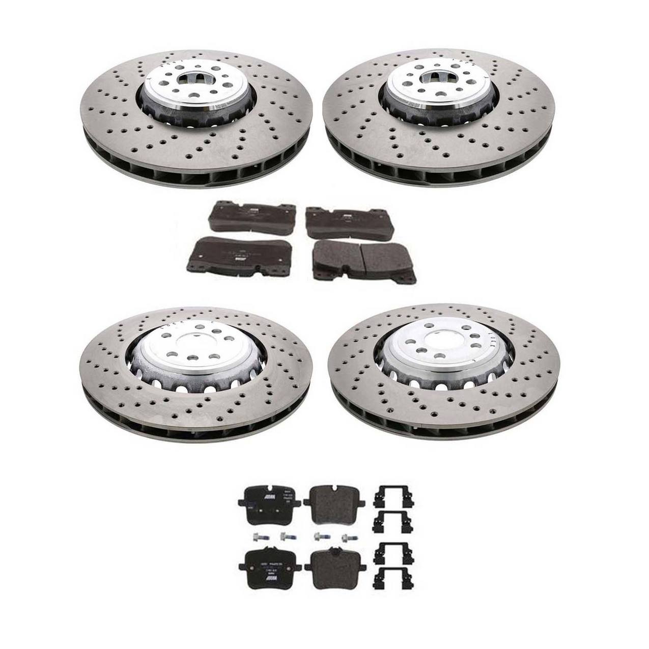 BMW Brake Pad and Rotor Kit – Front and Rear (395mm/380mm) 34117991101