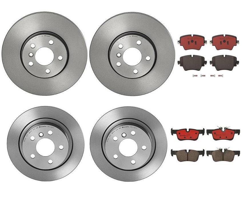 Brembo Brake Pads and Rotors Kit – Front and Rear (307mm/280mm) (Ceramic)