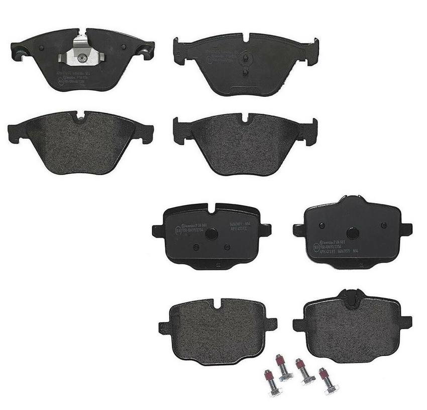 Brembo Disc Brake Pads Kit – Front and Rear (Low-Met)