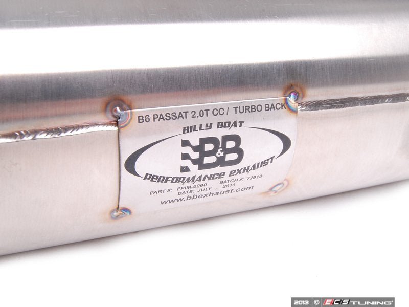 Turbo-Back Exhaust System