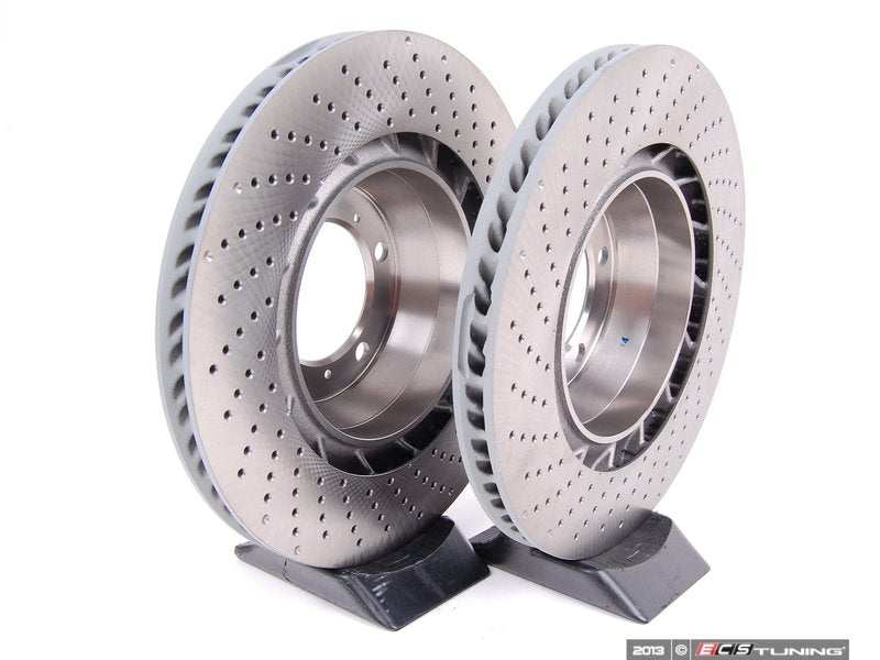 Rear Brake Rotors - Pair 13.78" (350mm)