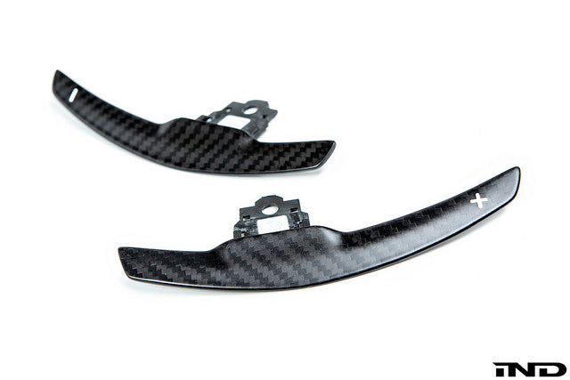 AutoTecknic F-Chassis Dry Carbon Shift Paddle Set - DCT