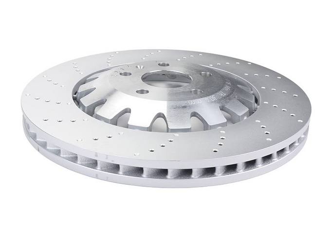 Audi Disc Brake Rotor – Front (370mm) (Cross-Drilled)