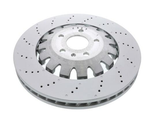 Audi Disc Brake Rotor – Front (370mm) (Cross-Drilled)