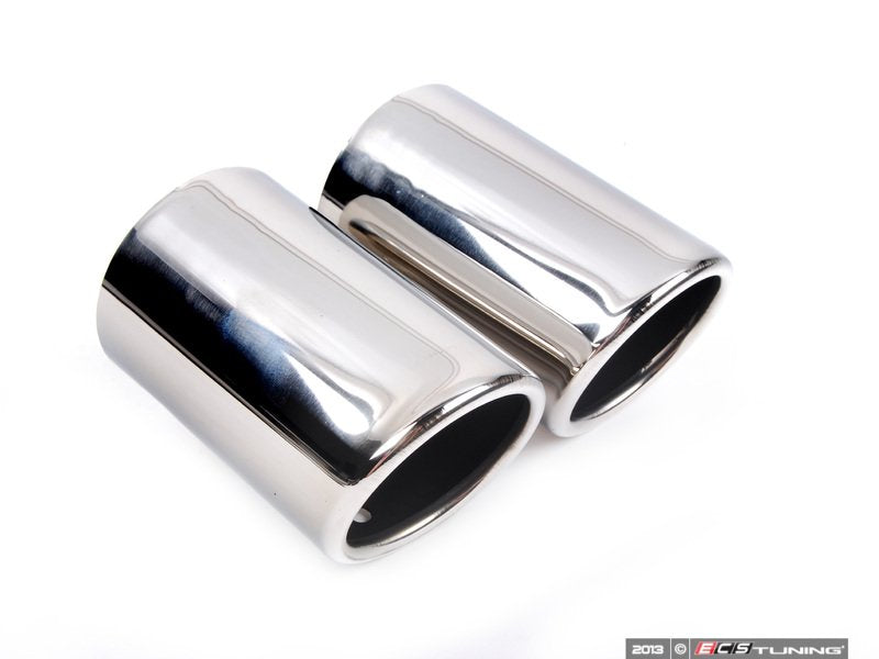 Golf Exhaust Tips - Chrome