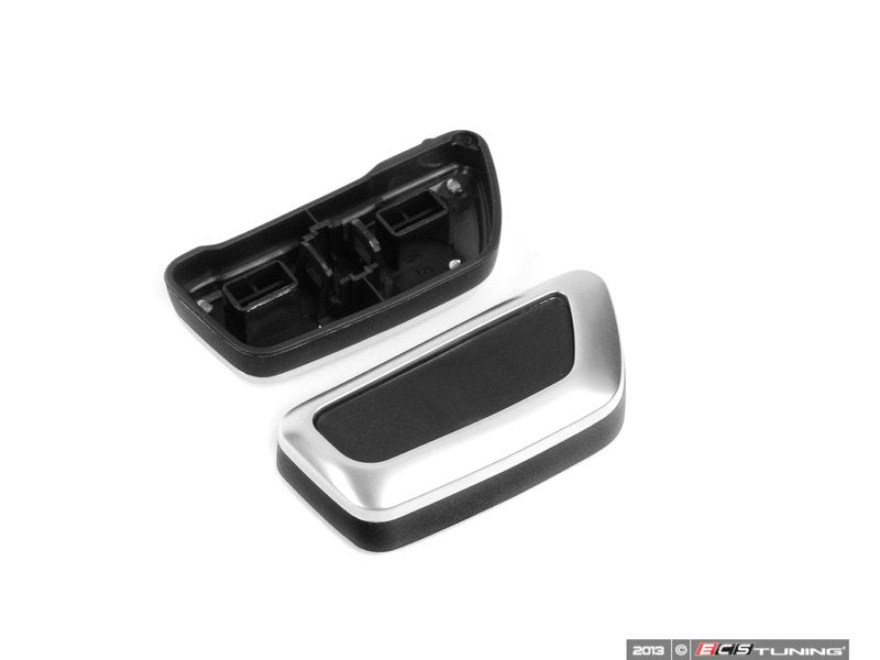 Brushed Aluminum Power Seat Button Cover Set