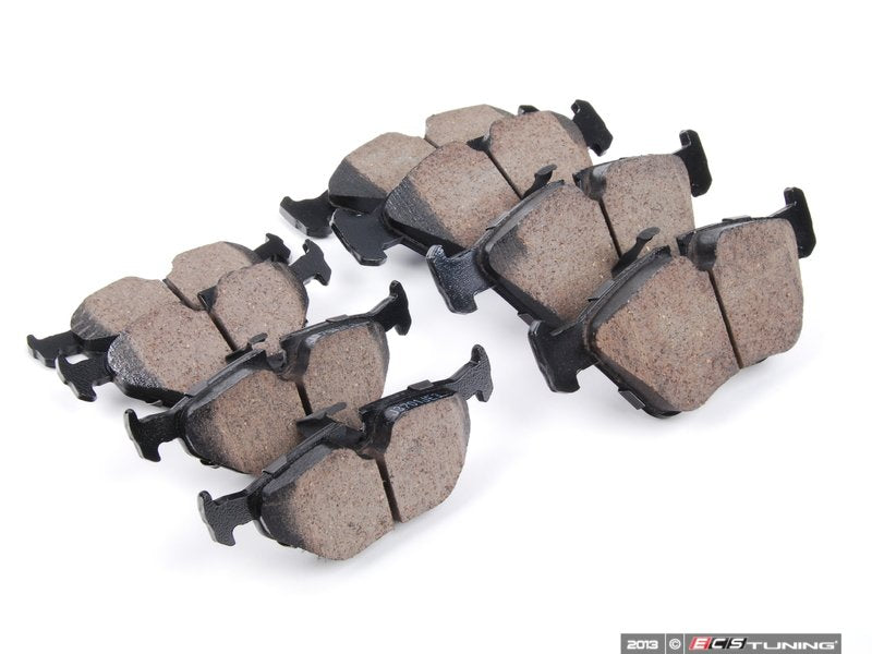 Front & Rear Euro Ceramic Brake Pad Kit