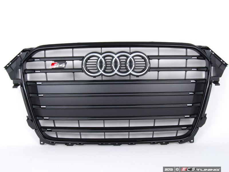 S4 Grille Assembly - Black with gloss black trim