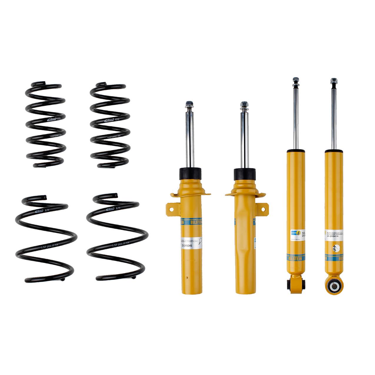 Bilstein Suspension Kit – 46-254658 Front and Rear (B12 Pro-Kit)