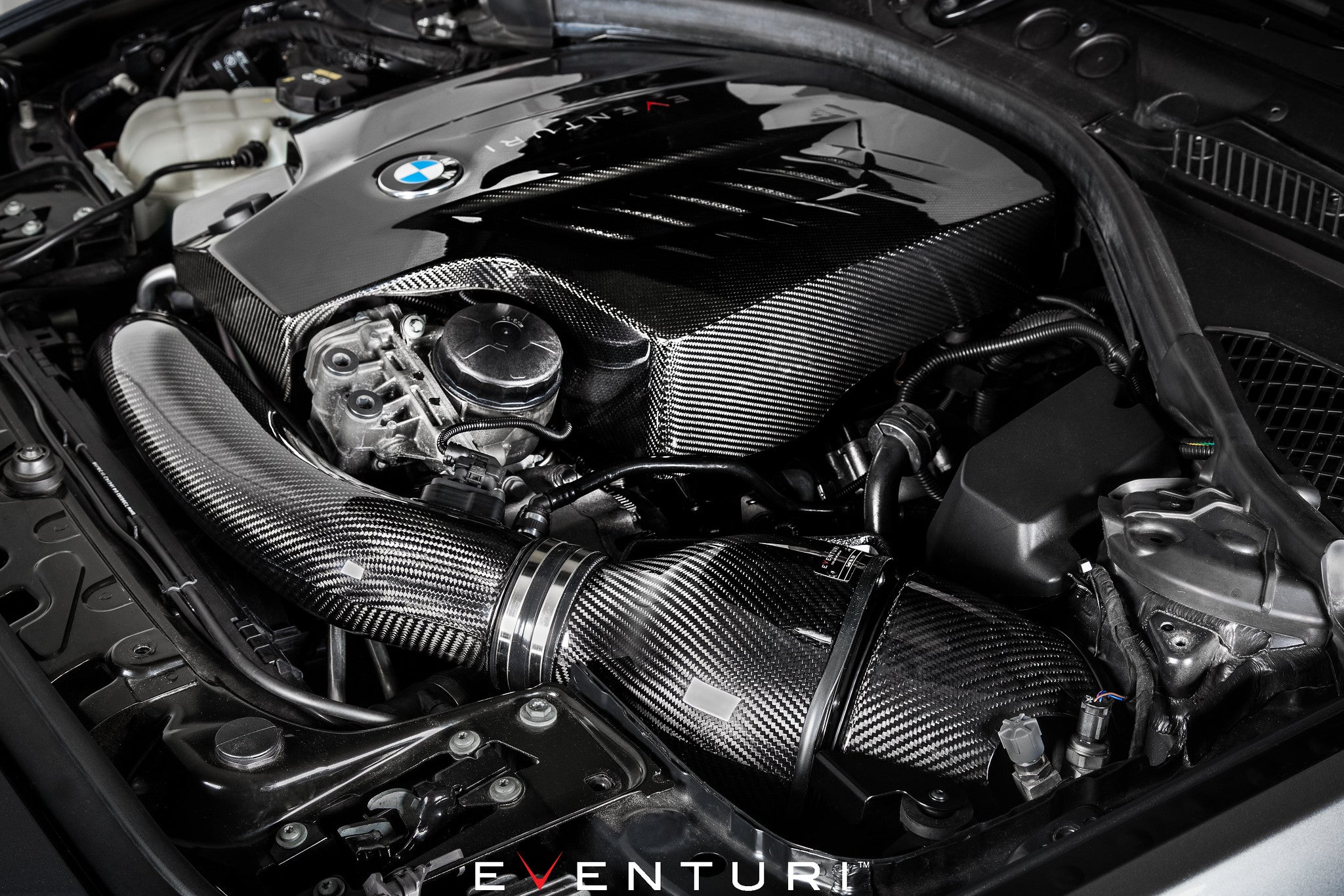 Eventuri BMW F-Chassis N55 Black Carbon Intake System - V2