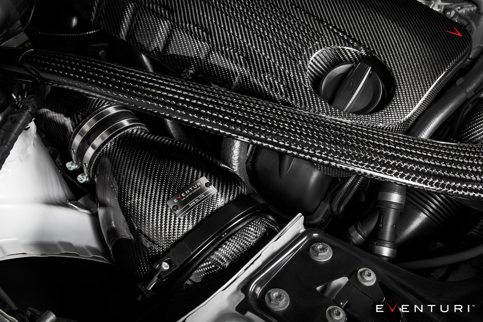 Eventuri BMW F87 M2 Competition / M2 CS S55 Black Carbon Intake System