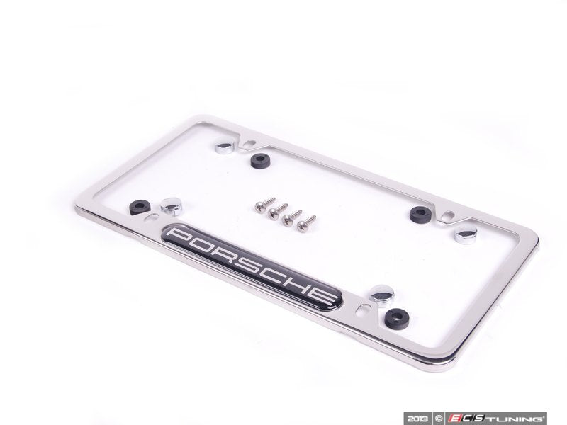 Porsche Logo License Plate Frame