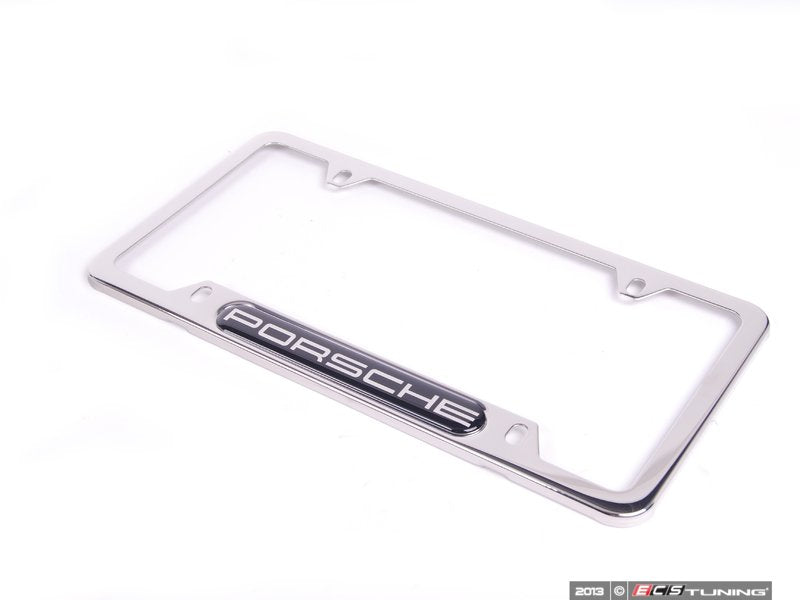 Porsche Logo License Plate Frame