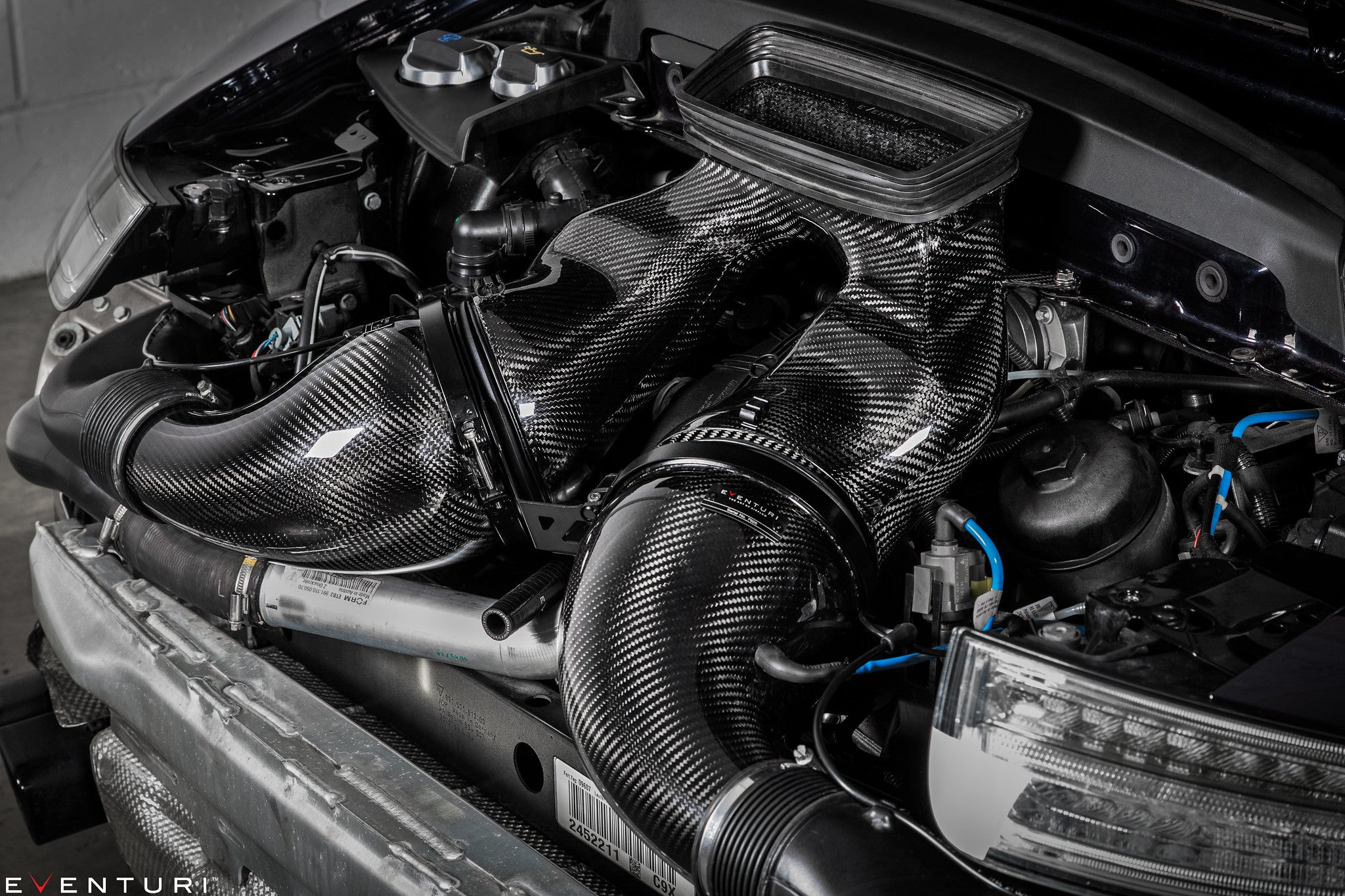 Eventuri Porsche 991 991.2 Turbo / Turbo S Black Carbon Intake System