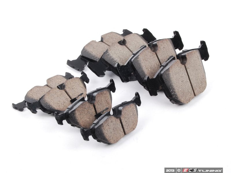 Front & Rear Euro Ceramic Brake Pad Kit