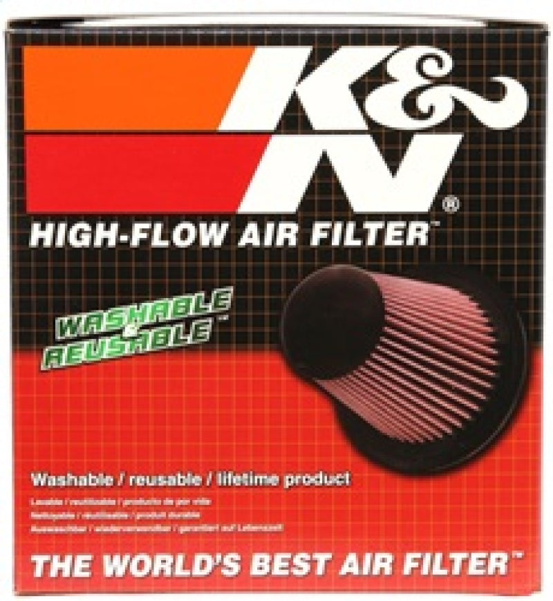 K&N Universal Air Filter - Round Straight 4in Flange ID x 7in OD x 6in Height