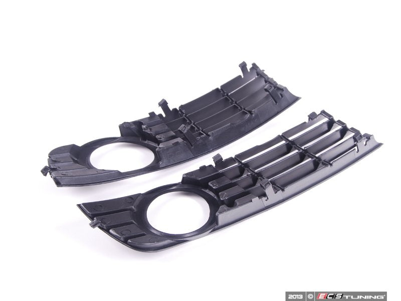 Fog Light Grille Set - Satin Black