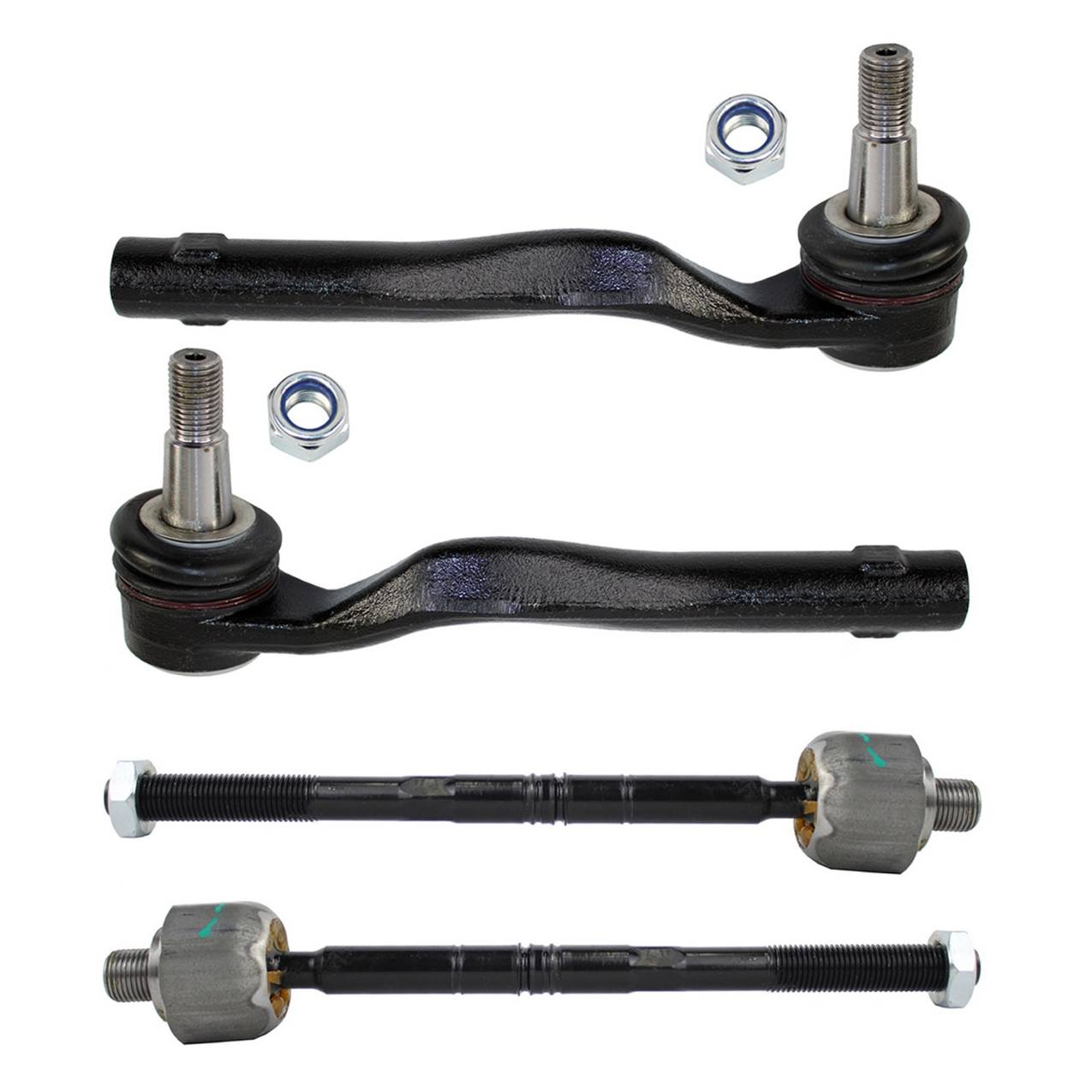 Mercedes-Benz Steering Tie Rod End Kit – Front (Inner and Outer) (Forged Steel)