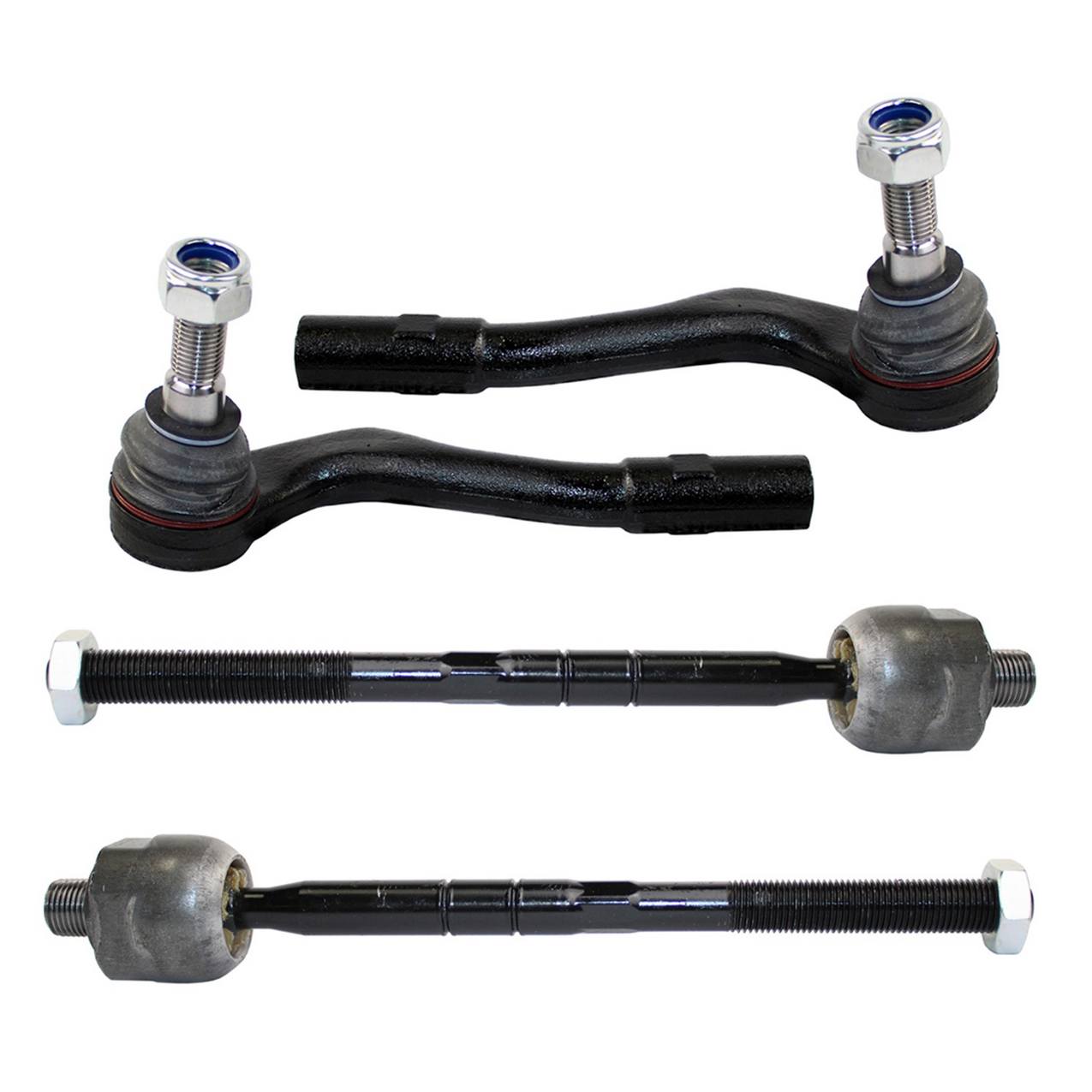 Mercedes-Benz Steering Tie Rod End Kit – Front (Inner and Outer) (Forged Steel)