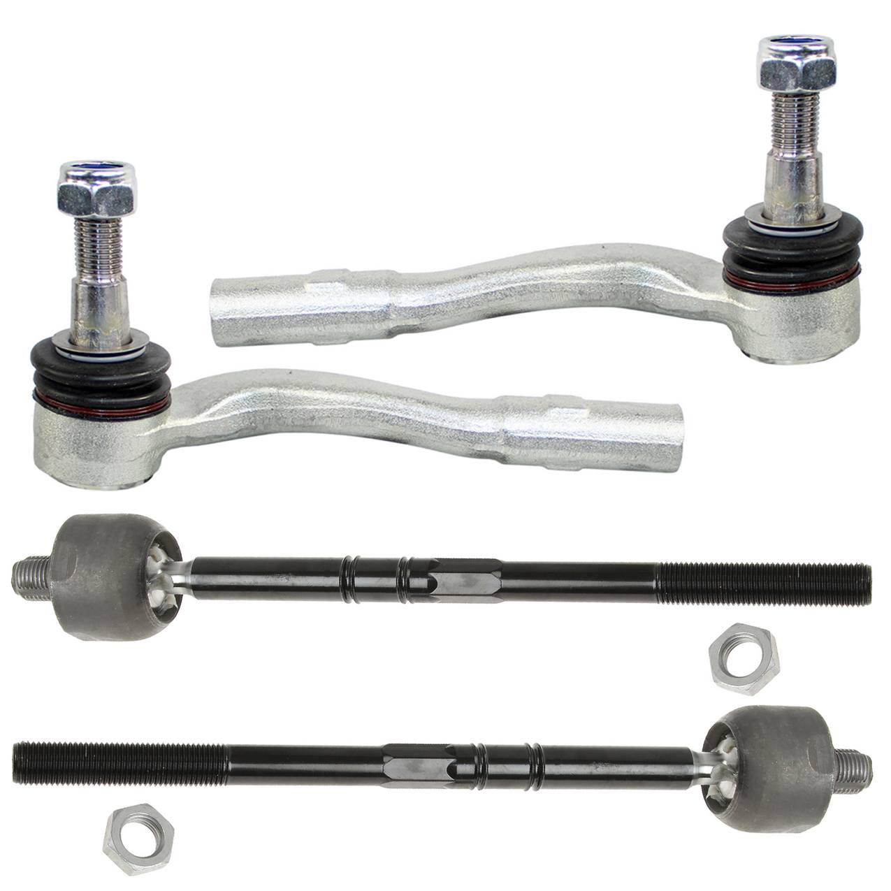 Mercedes-Benz Steering Tie Rod End Kit – Front (Inner and Outer) (Forged Steel)