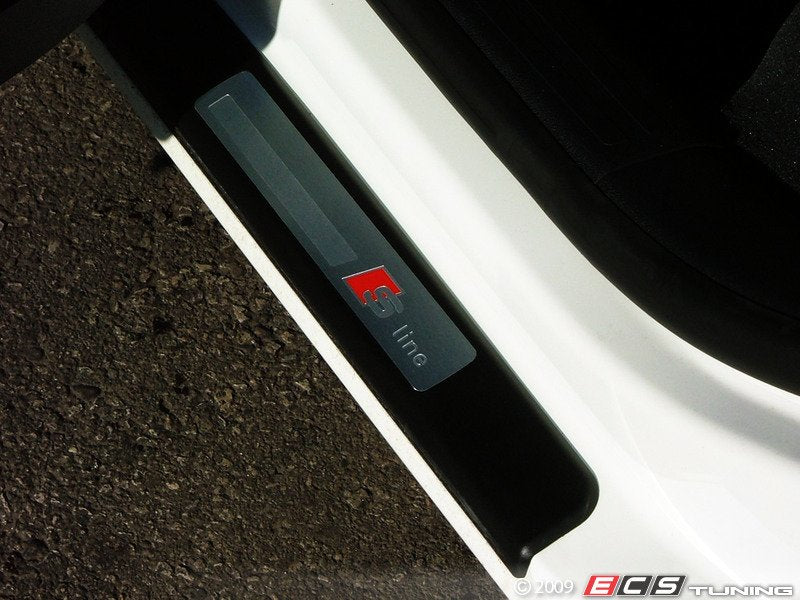 A3 S-Line Door Sill Kit - Black