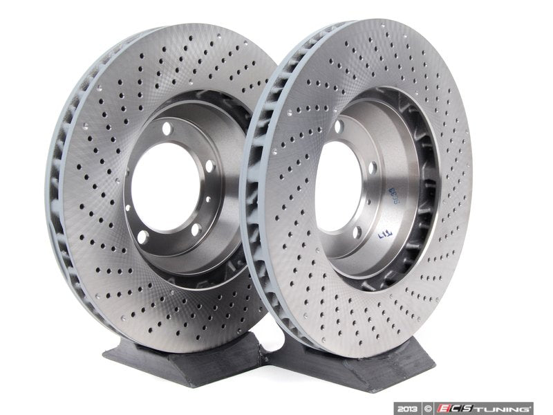 Front Brake Rotors - Pair 13.77" (350mm)