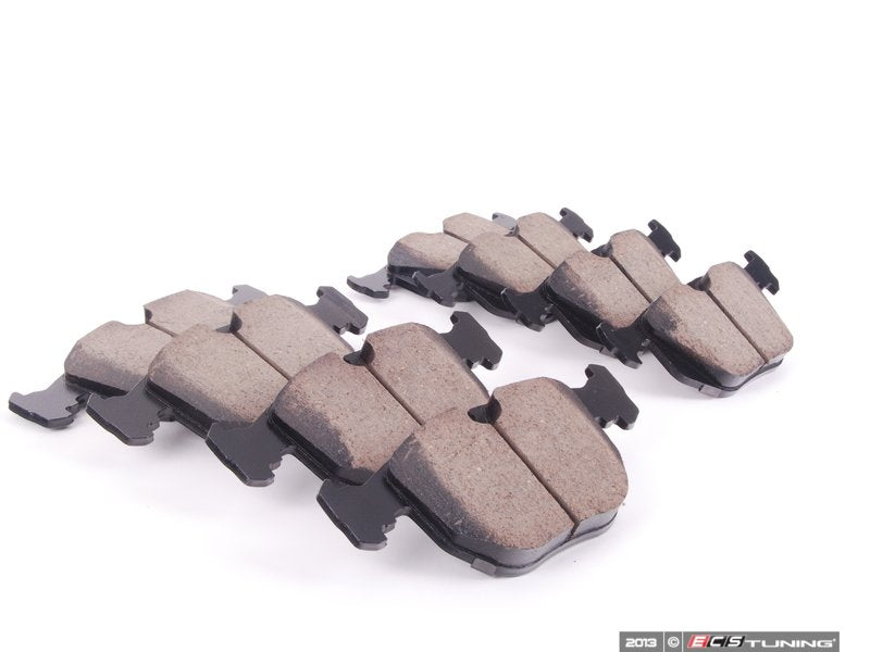 Front & Rear Euro Ceramic Brake Pad Kit