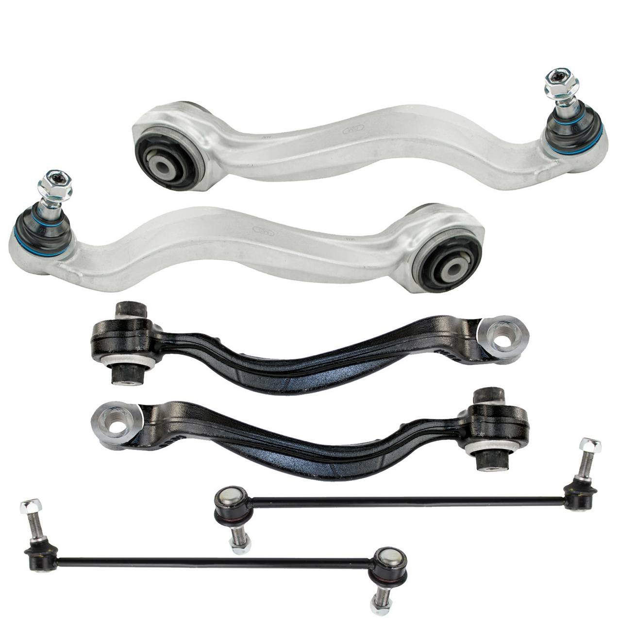 Mercedes-Benz Suspension Control Arm Kit – Front (Upper and Lower Control Arms) (Stabilizer Bar Links)