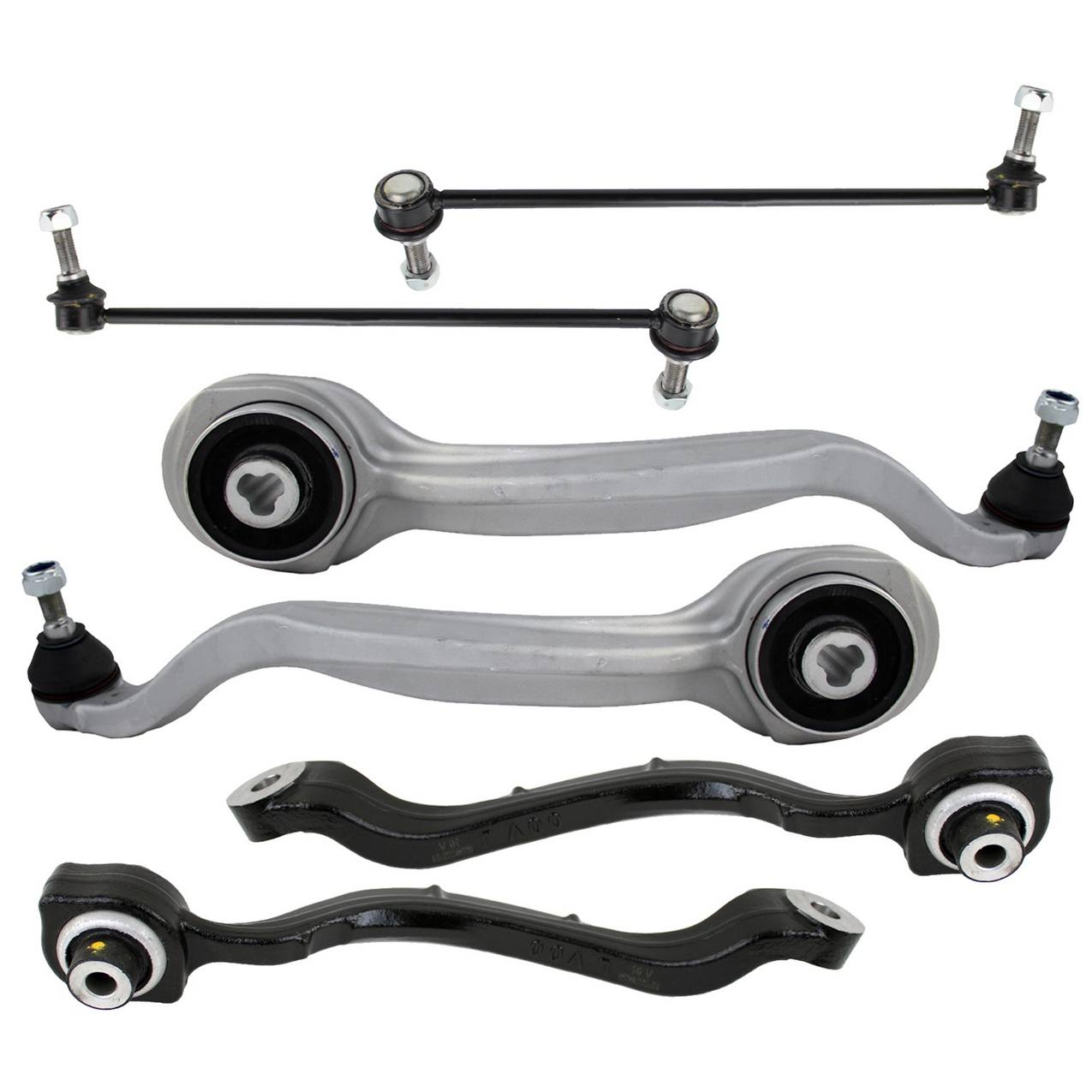 Mercedes-Benz Suspension Control Arm Kit – Front (Forward and Rearward Control Arms) (Stabilizer Bar Links)