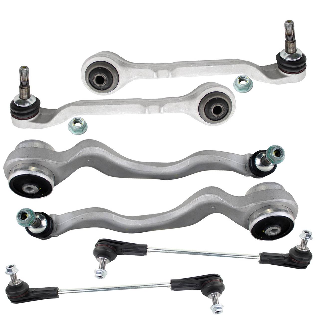 BMW Suspension Control Arm Kit – Front (Forward and Rearward Control Arms) (Stabilizer Bar Links)